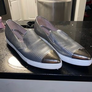 Silver toe Miu Miu skate sneakers